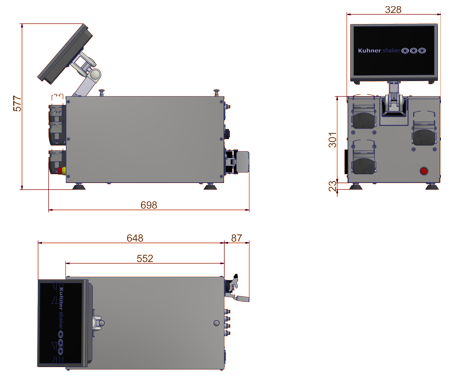 Dimensions_SB10_Control unit